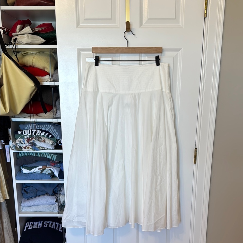 Zara White Women's Skirt